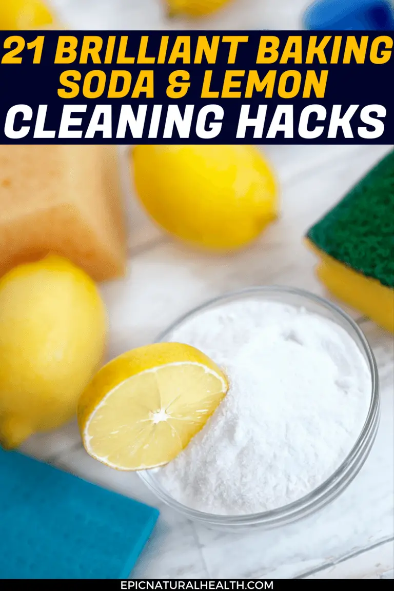 Baking Soda And Lemon Cleaning Hacks 768x1152 