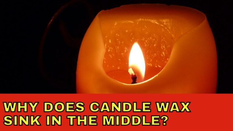 Why Does Candle Wax Sink In The Middle? - Epic Natural Health